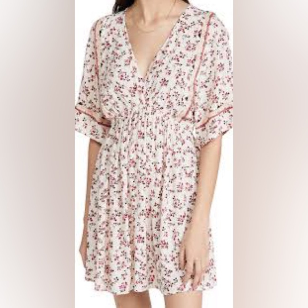 Ba&sh Sete Floral Print Mini Dress SZ S